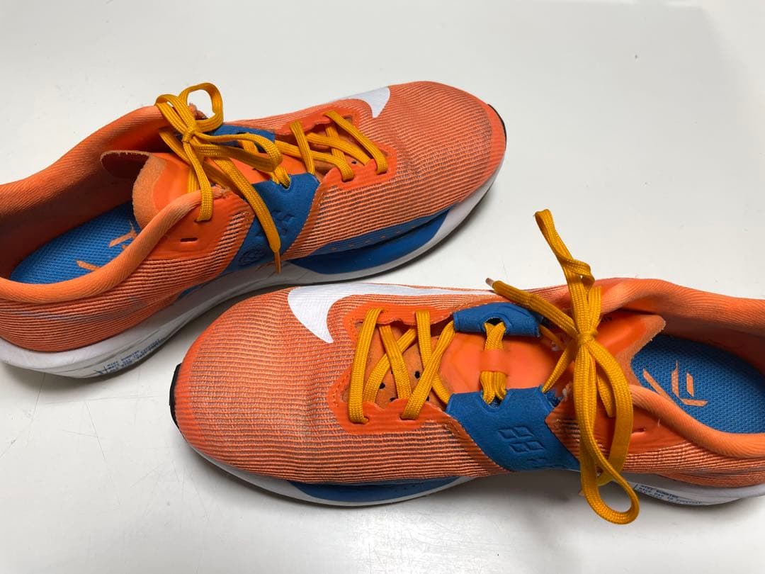 NIKE ランニングシューズ オレンジ ブルー — image 2