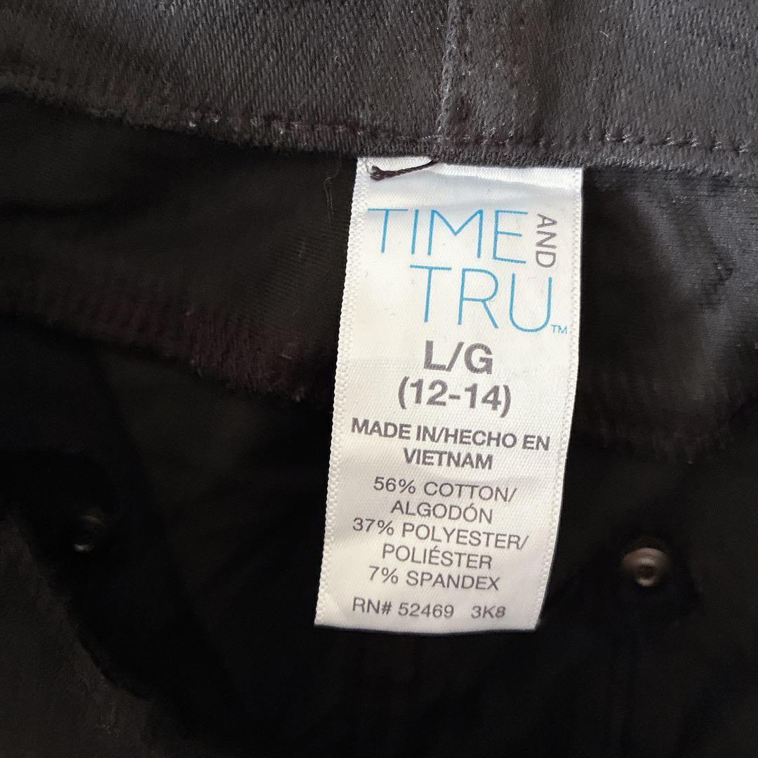 TIME AND TRU【L/G】ブラック スキニーパンツ レディース — image 2