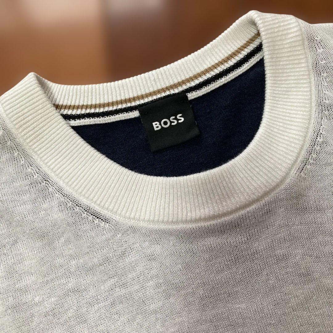 【美品】BOSS ★メンズ★半袖ニット ☆セーター ★マルチカラー★ＬＬサイズ — image 3