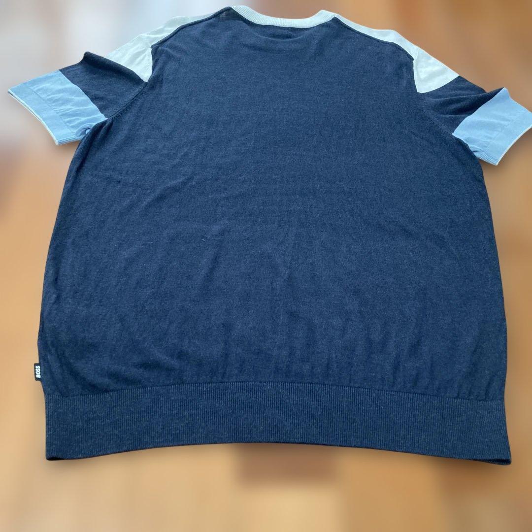 【美品】BOSS ★メンズ★半袖ニット ☆セーター ★マルチカラー★ＬＬサイズ — image 5