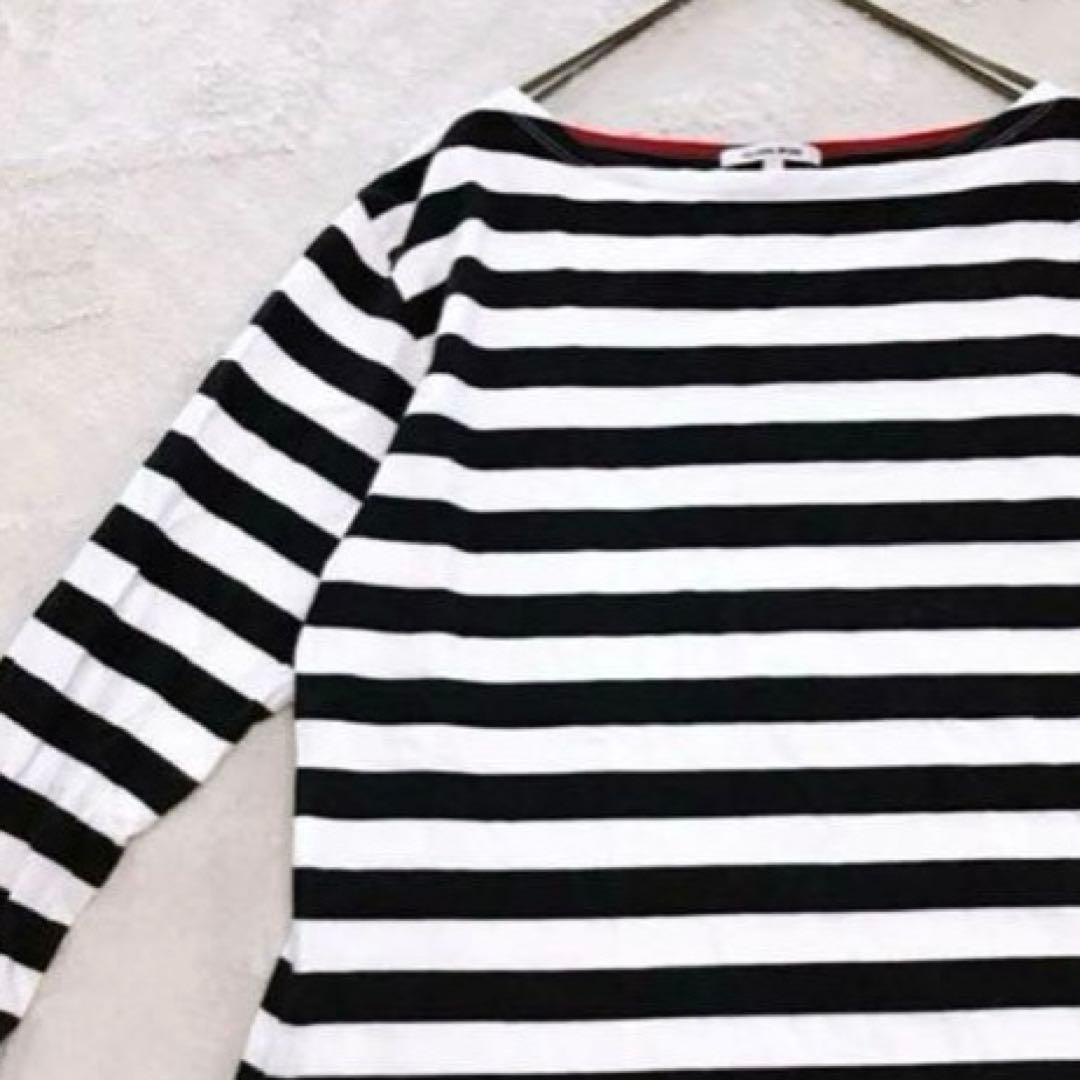 即決可能 グローバルワーク カットソー Tシャツ M ボーダー 長袖 綿 — image 4