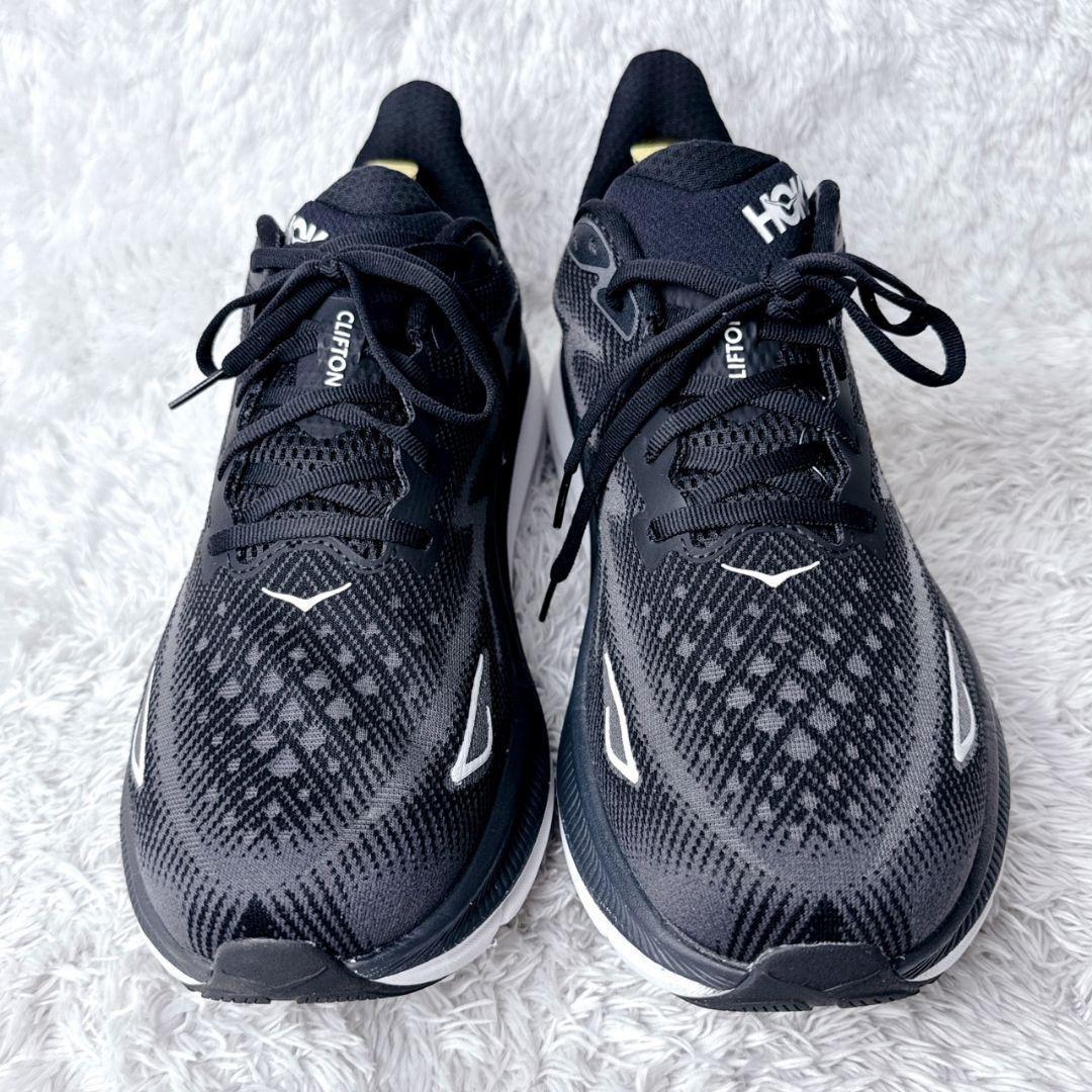 【未使用級✨】HOKA ONE ONE クリフトン9 黒/白 希少サイズ 30 — image 2