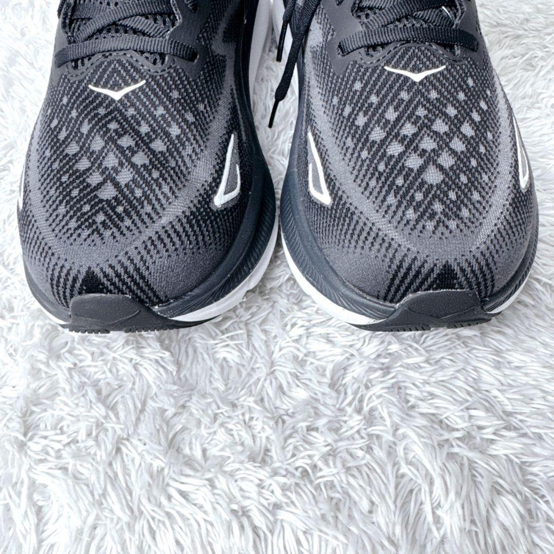 【未使用級✨】HOKA ONE ONE クリフトン9 黒/白 希少サイズ 30 — image 5