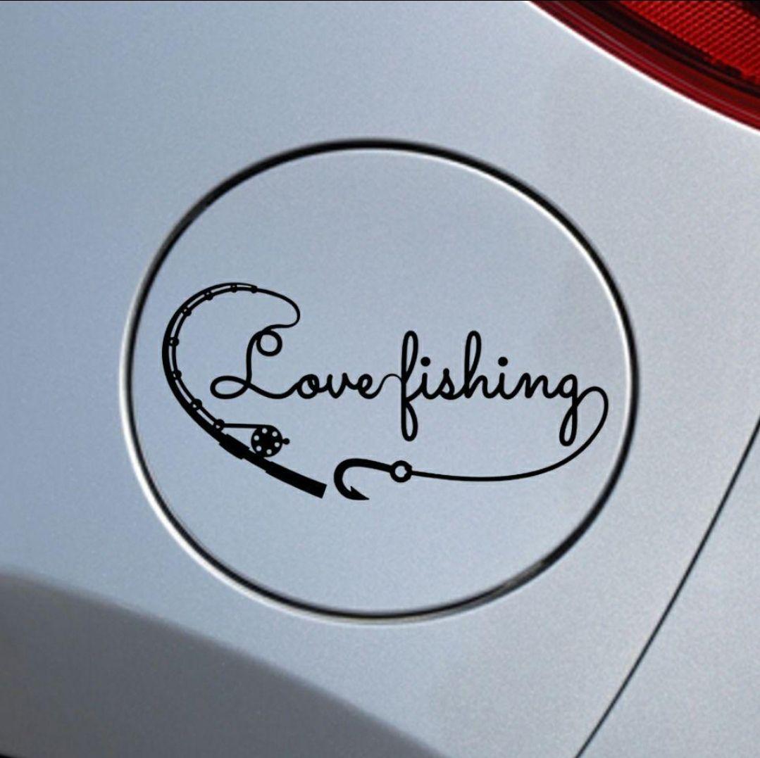fishing Ljfe カッティングステッカー　釣り3【Sサイズ】ブラック — image 5