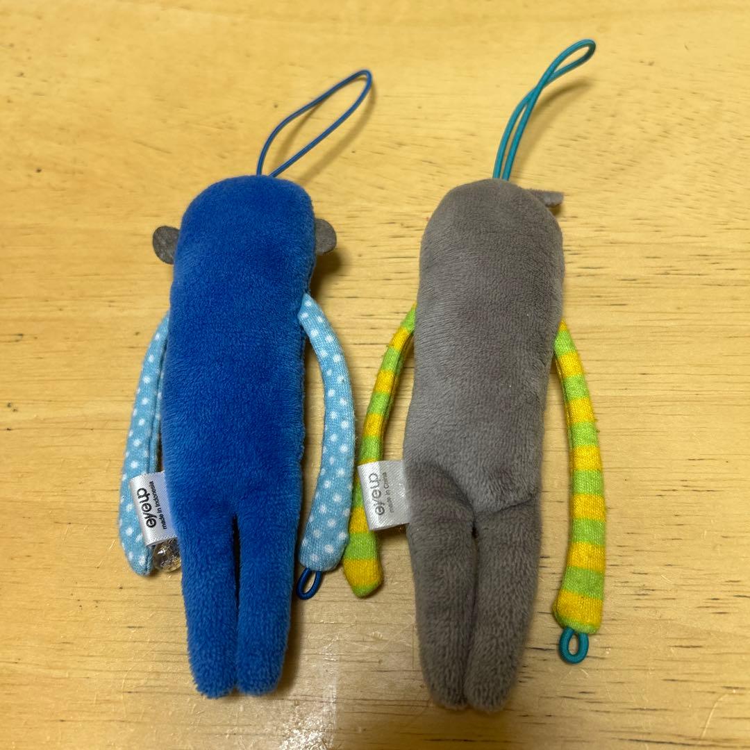 モケケ うなぎ らいちょう ぬいぐるみ マスコット 2点セット — image 2