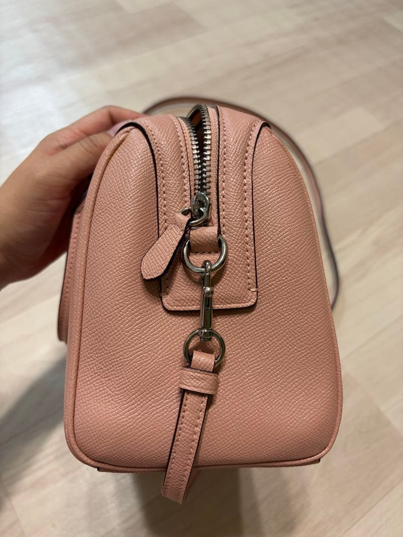 COACH コーチ　ショルダーバッグ　ピンク　本革　レザー — image 5