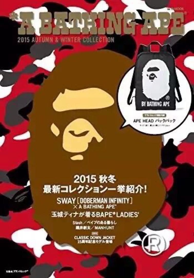 BAPE◆A BATHING APE◆猿顔◆バッグパック／リュック◆付録 — image 4