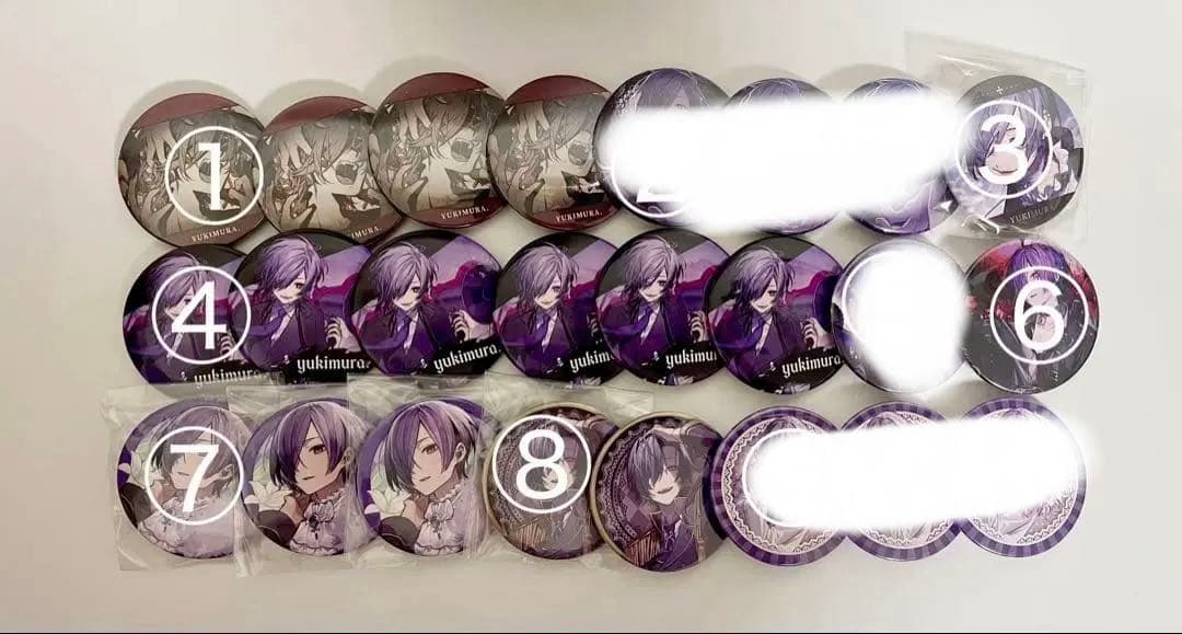 【C】 ゆきむら。 缶バッジ 17個セット バラ売り⭕️ — image 2