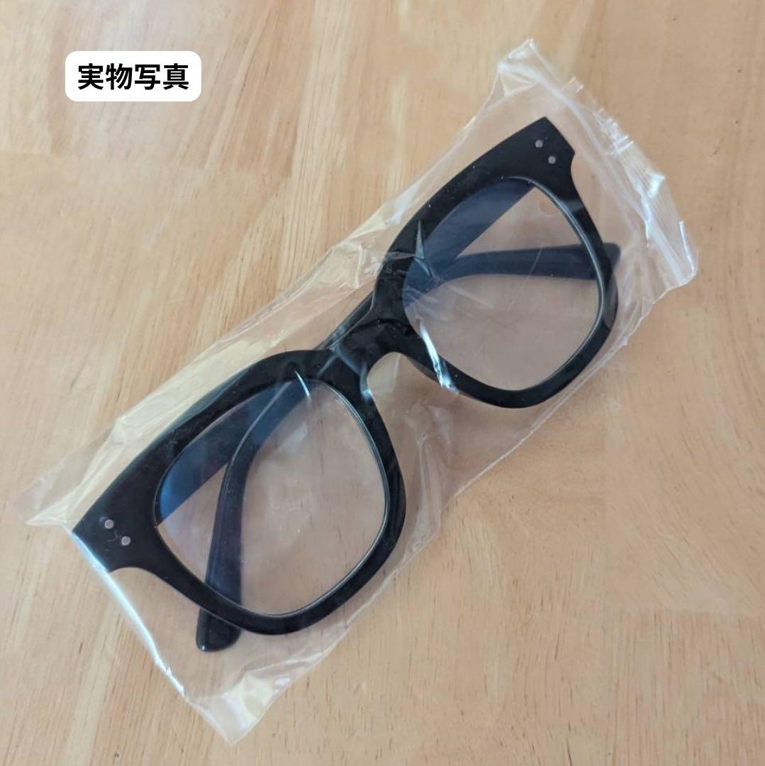 ブルーライトカット メガネ 黒 PCメガネ 伊達メガネ 軽量 おしゃれ 男女兼用 — image 5