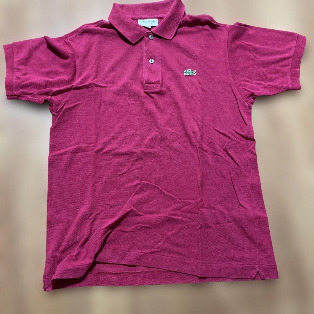 LACOSTE Classic Fit ポロシャツ バーガンディ — image 3