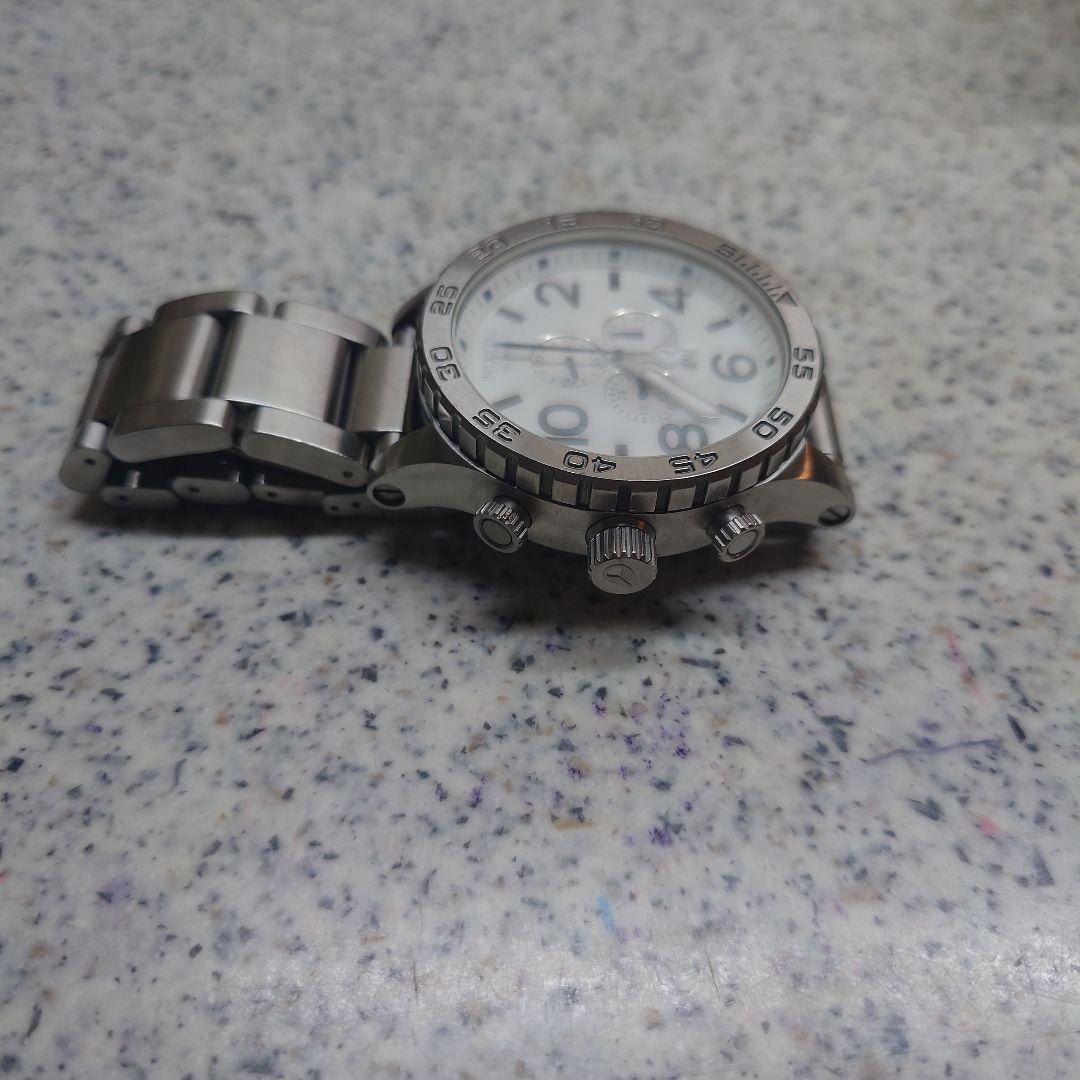 ニクソン NIXON 腕時計 クロノグラフA083-100 シルバー ホワイト — image 2