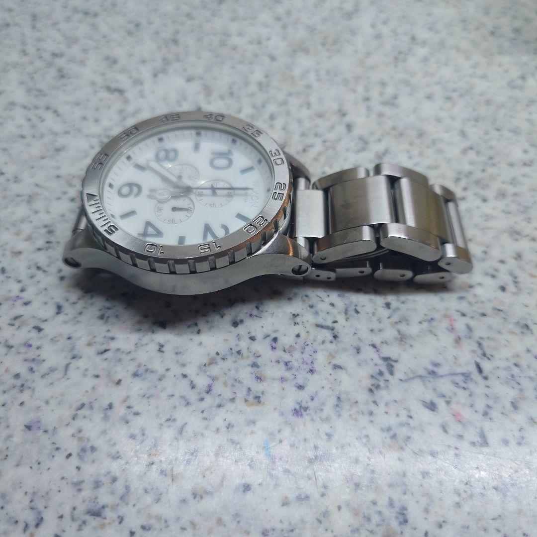 ニクソン NIXON 腕時計 クロノグラフA083-100 シルバー ホワイト — image 3