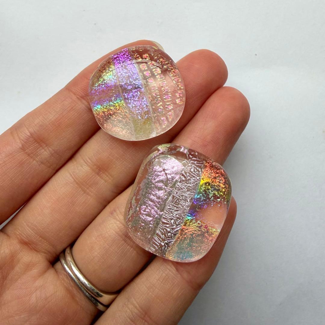 ガラス ピアス イヤリング — image 3