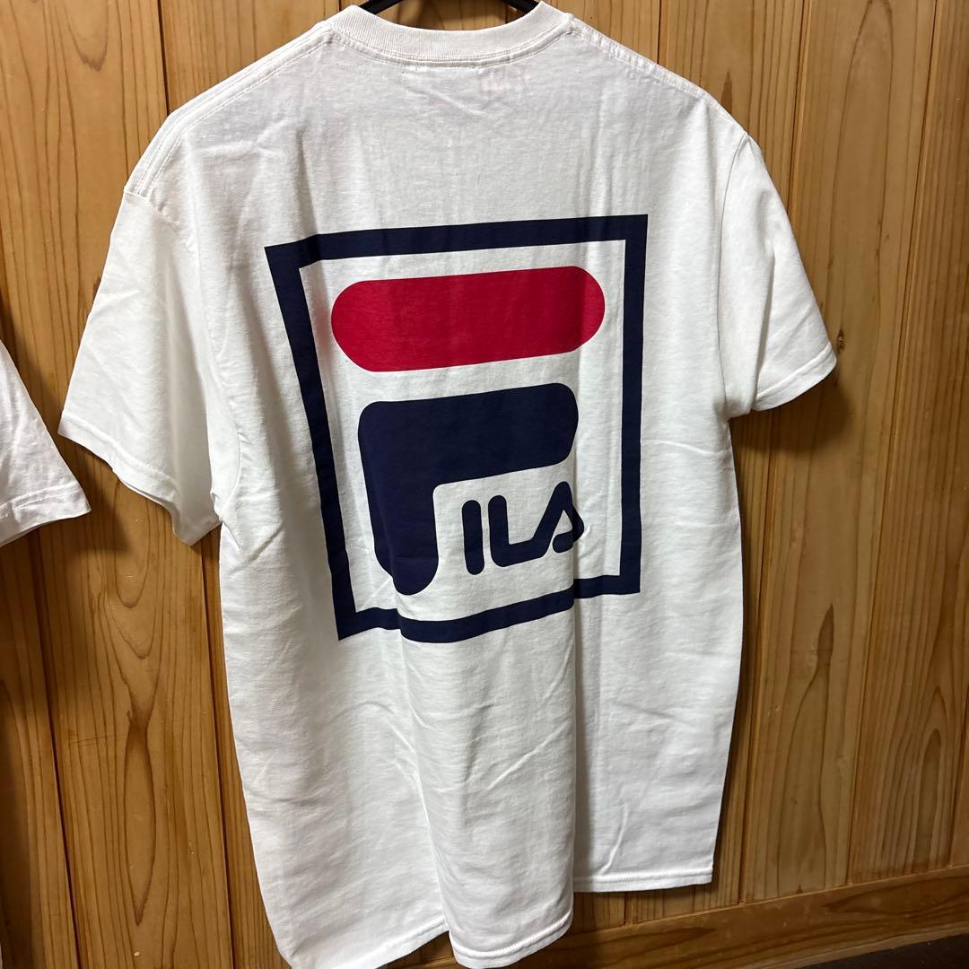ATMOS×FILA ホワイト Tシャツ　サイズM — image 2
