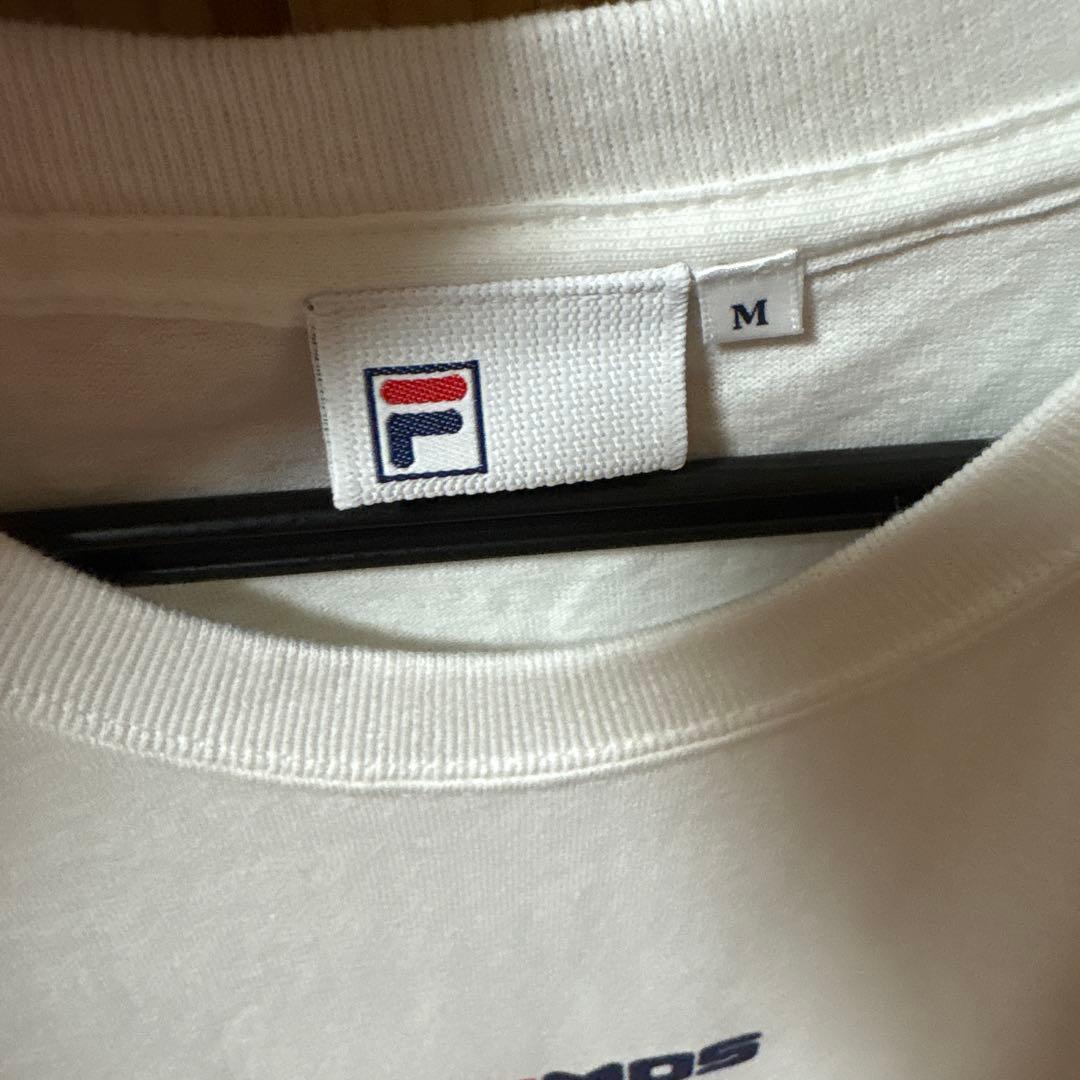 ATMOS×FILA ホワイト Tシャツ　サイズM — image 3