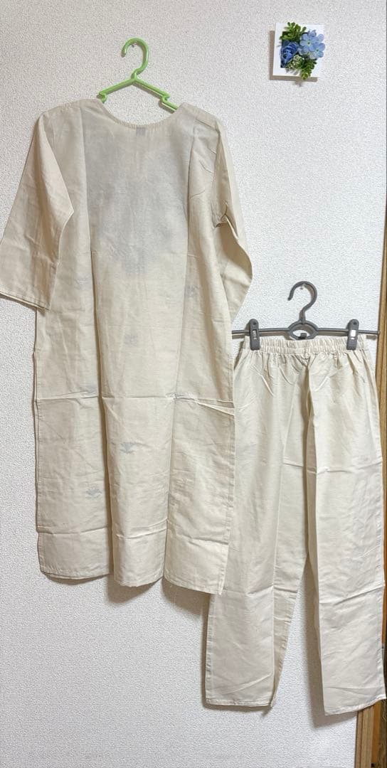 インド夏用　khadi cotton cord set — image 2