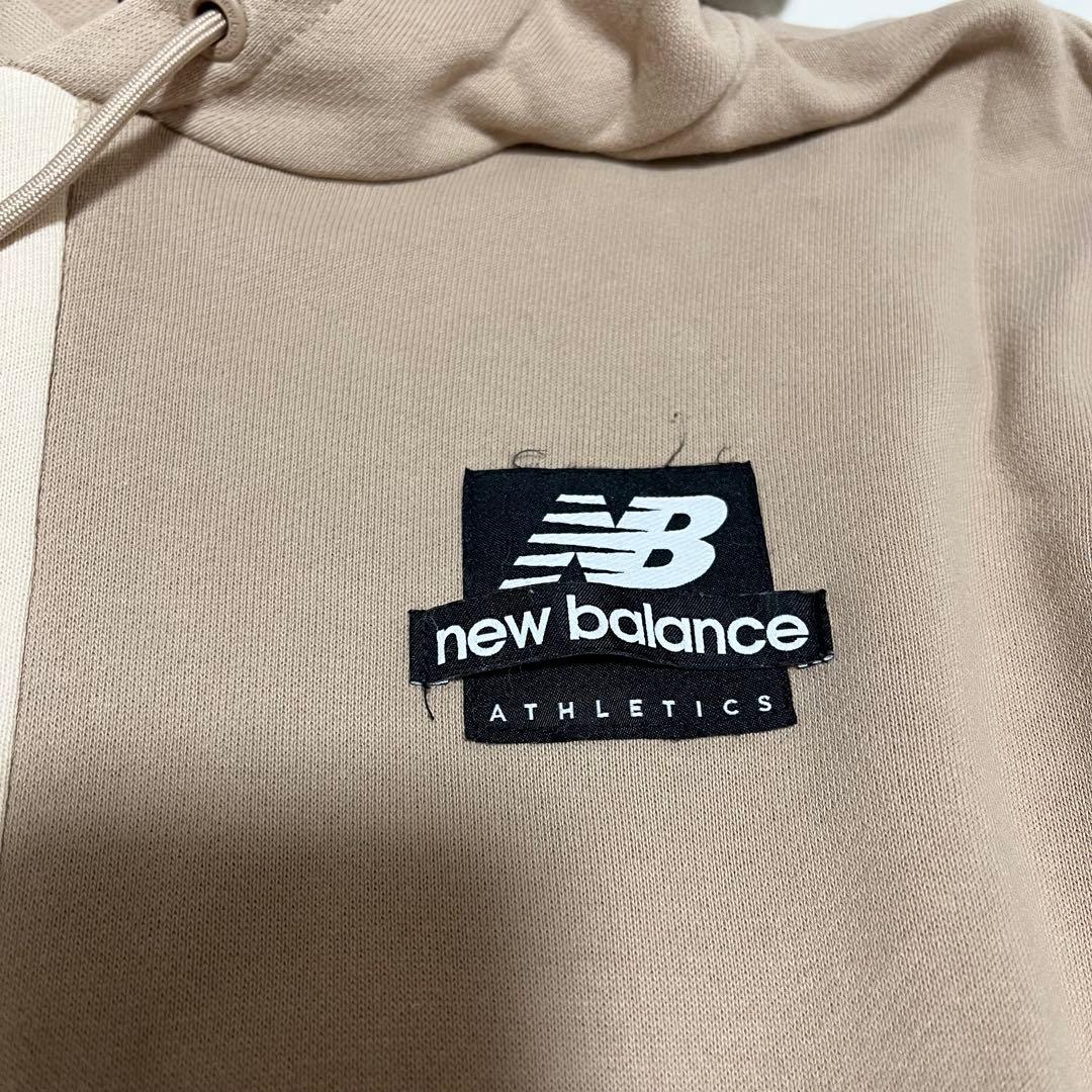 New Balance カラーブロック プルオーバーフーディー S NBロゴ — image 3