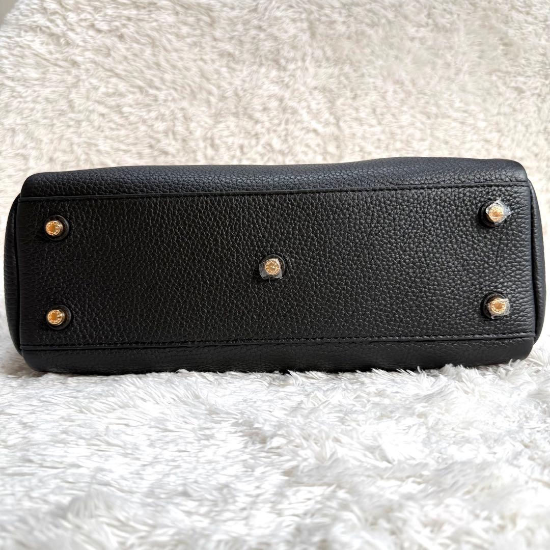 極美品 COCOCELUX GOLD ハンドバック トート レザー A4可 — image 5