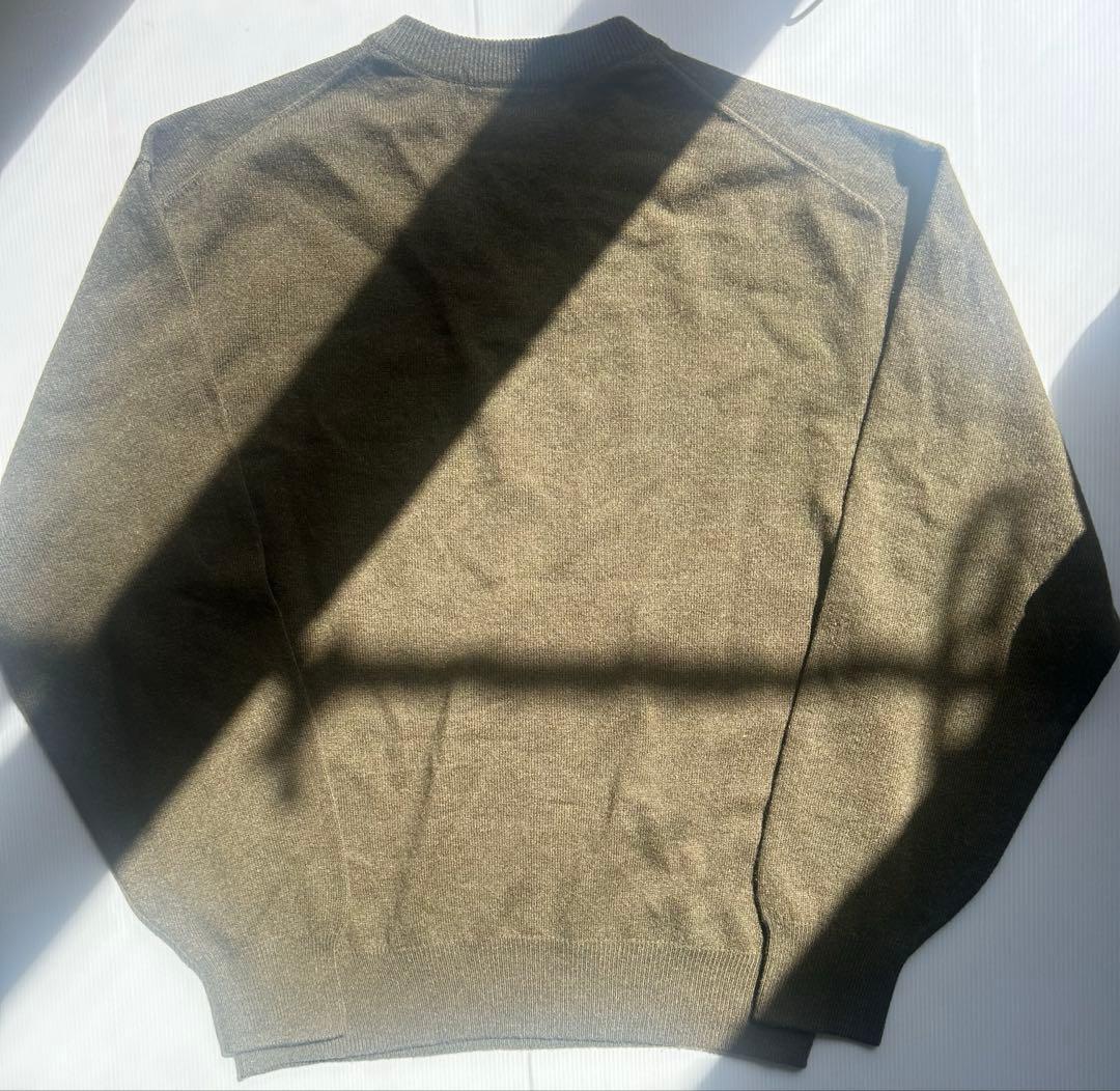 Vintage Club カシミヤ Vネックセーター L アーガイル　柄　ニット — image 2