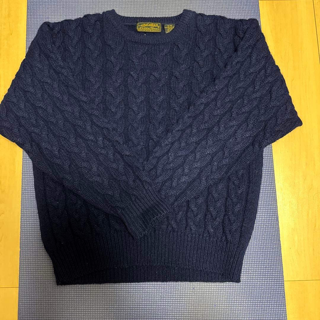 Eddie Bauer 90年代ウール　ケーブルニット — image 4