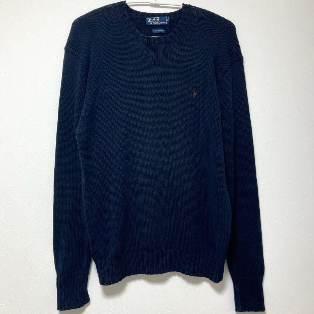 POLO RALPH LAUREN コットンニット ネイビー ポロラルフローレン — image 2