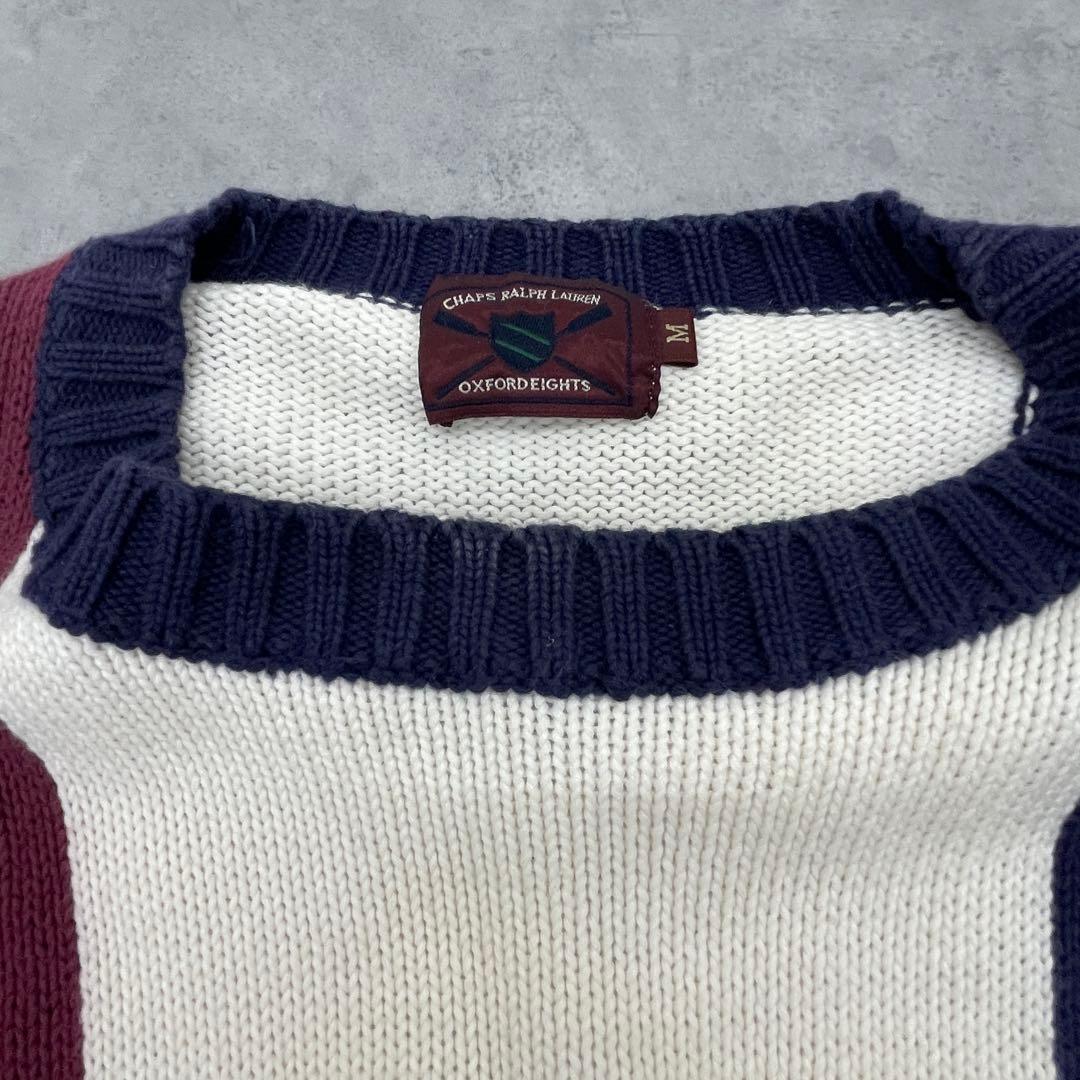 ゆ1249 CHAPS RALPH LAUREN ニット セーター M 古着 — image 4