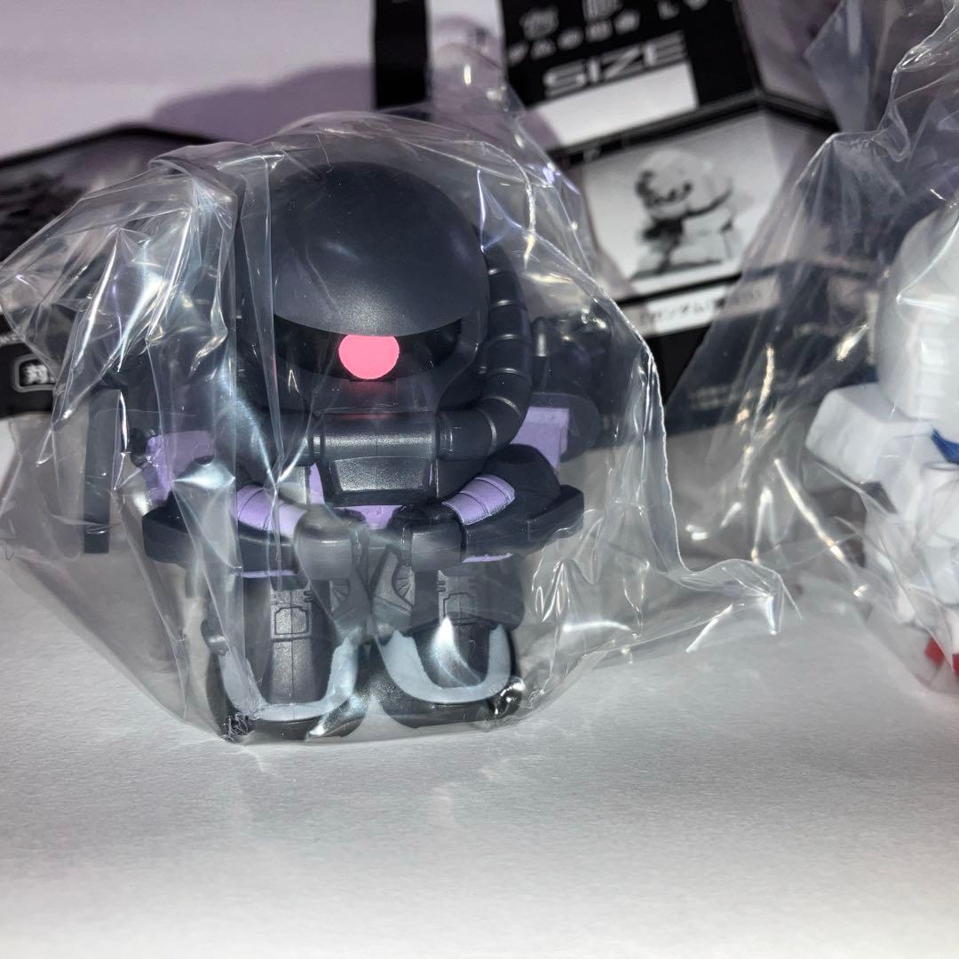 まちぼうけ　ガンダムの場合　Lサイズ　ガンダム（瞳あり）ザク（高機動）　計３個 — image 2