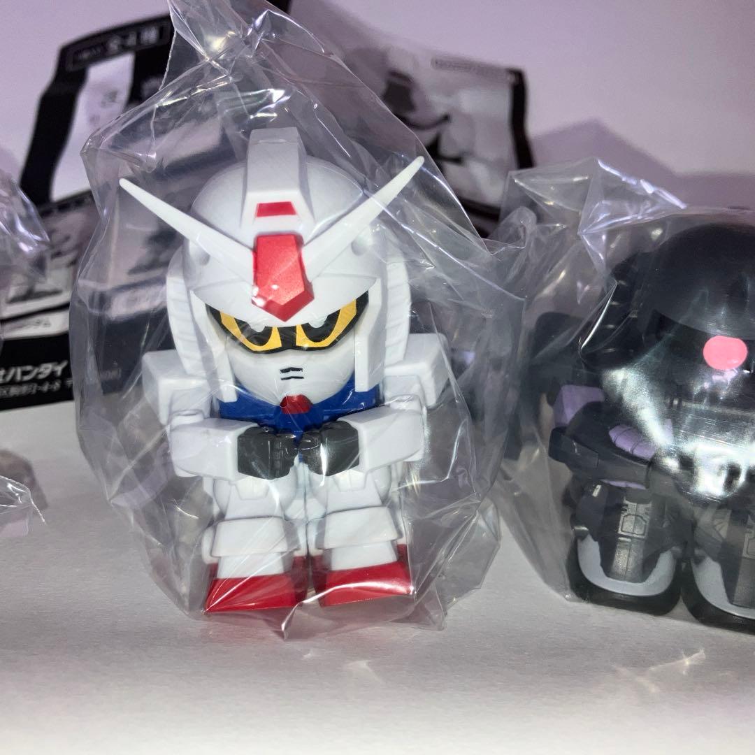 まちぼうけ　ガンダムの場合　Lサイズ　ガンダム（瞳あり）ザク（高機動）　計３個 — image 3