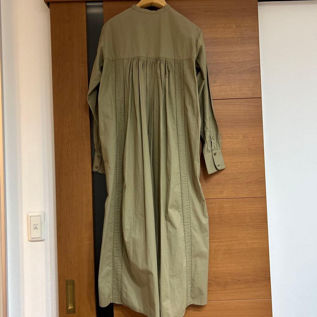 未使用⭐︎FREAK'S STOREピンタックシャツワンピース カーキ　F — image 3