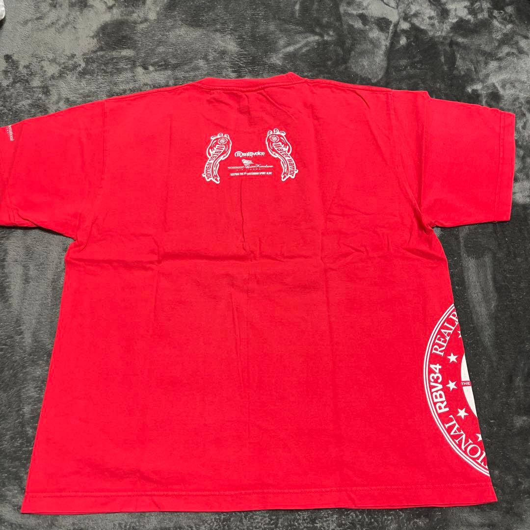 Real Voice レッド Tシャツ Lサイズ — image 3