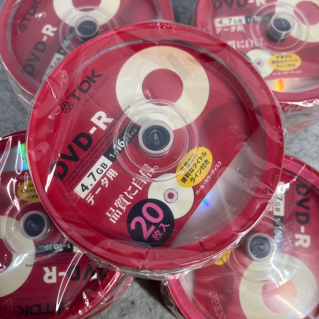TDK データ用DVD-R 4.7GB 16倍速対応 20枚 5セット — image 2