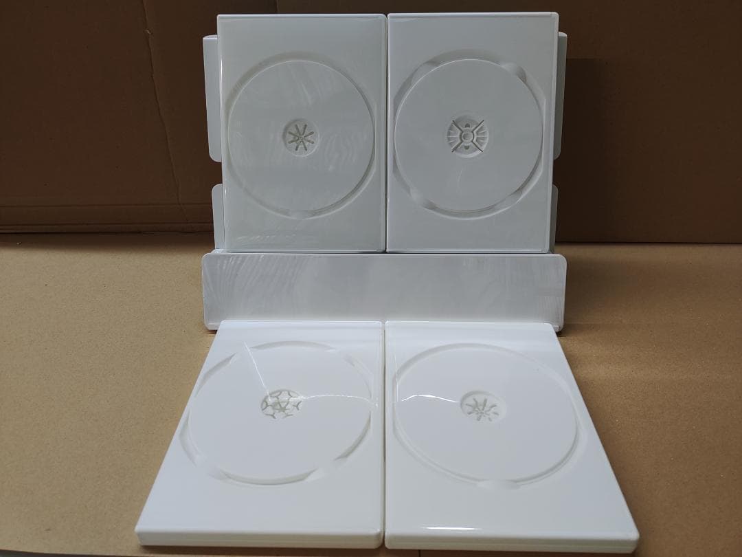 DVDケース ホワイト 4個セット　中古 — image 2
