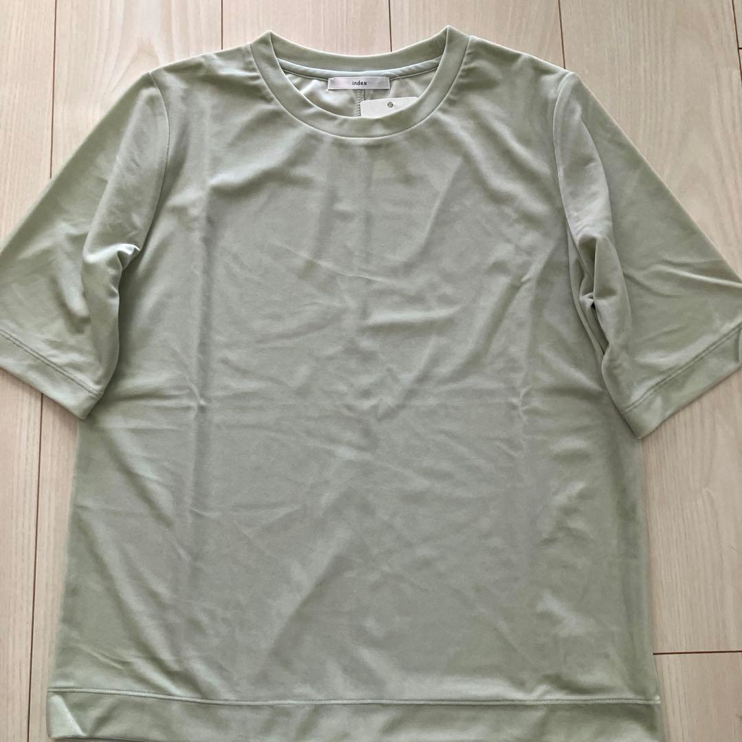 《andGIRL掲載》ベロアボクシーTシャツ【洗濯機洗い可】index — image 2