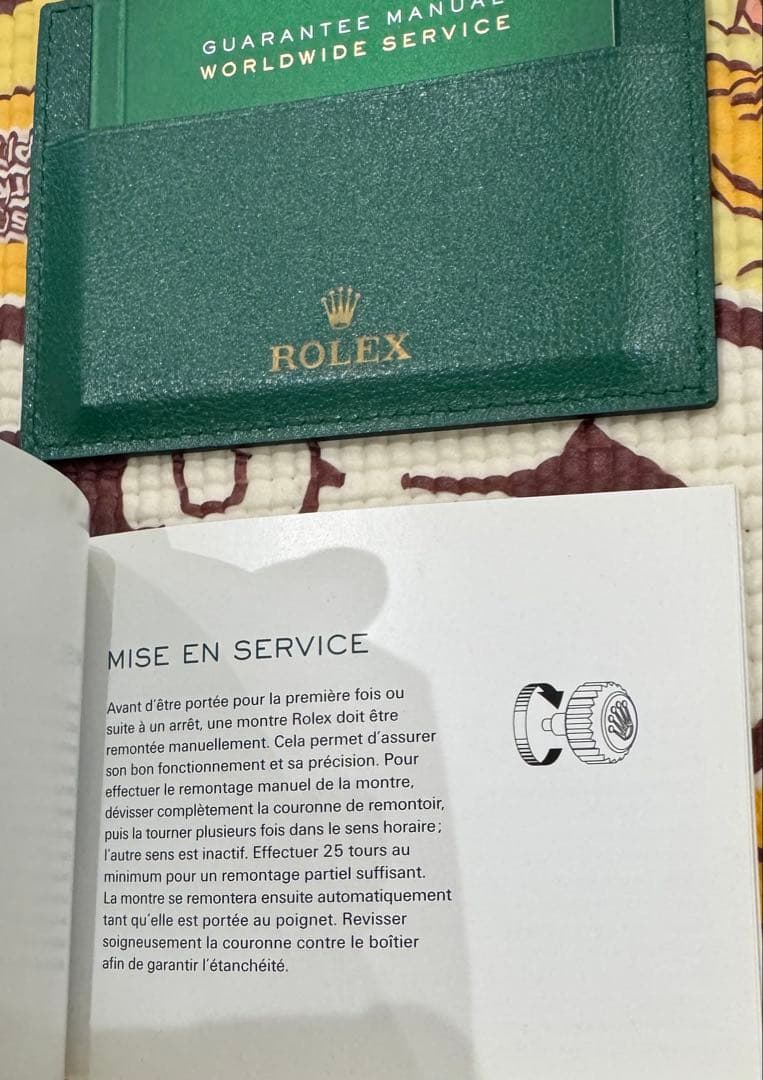 ROLEX ヨットマスター 取扱説明書 カードケース — image 3