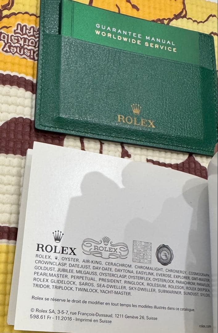 ROLEX ヨットマスター 取扱説明書 カードケース — image 4