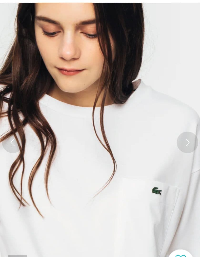 LACOSTE レディース COOLMAX ミラノリブクルーネックプルオーバー — image 2