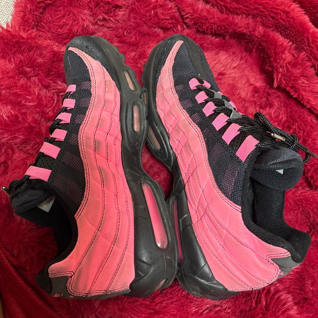 NIKE Air Max 95 ブラック ピンク スニーカー — image 3