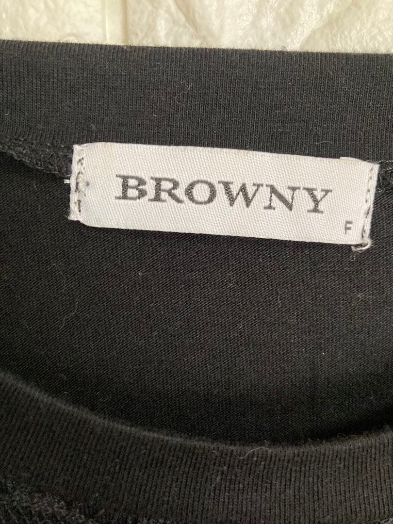 【WE GO】⭐︎BROWNY ⭐︎半袖⭐︎Tシャツワンピース⭐︎ブラック⭐︎レース — image 3