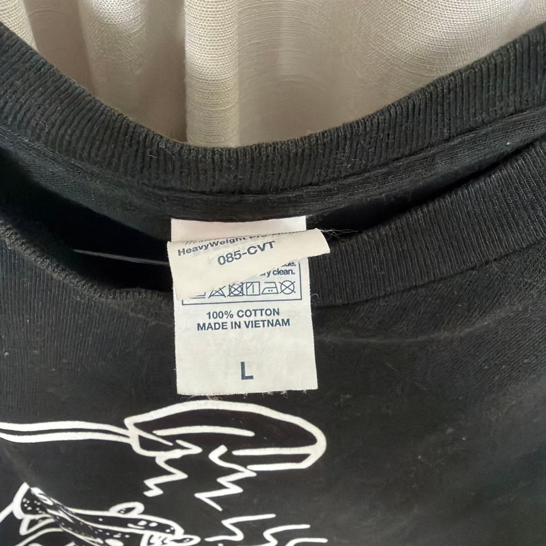 ニコーリフレ サウナストーン Tシャツ ブラック L 12sauna — image 3