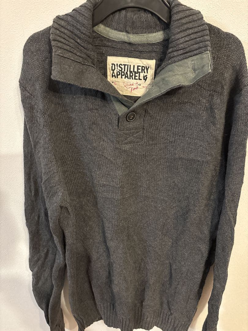 DISTILLERY APPAREL 【L】ニットセーター ダークグレー — image 2