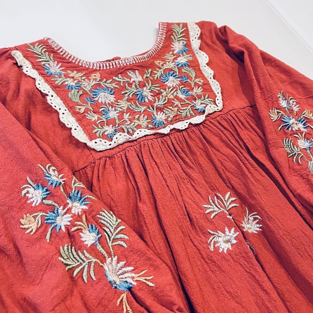 aoechild 刺繍ワンピース　95cm — image 2