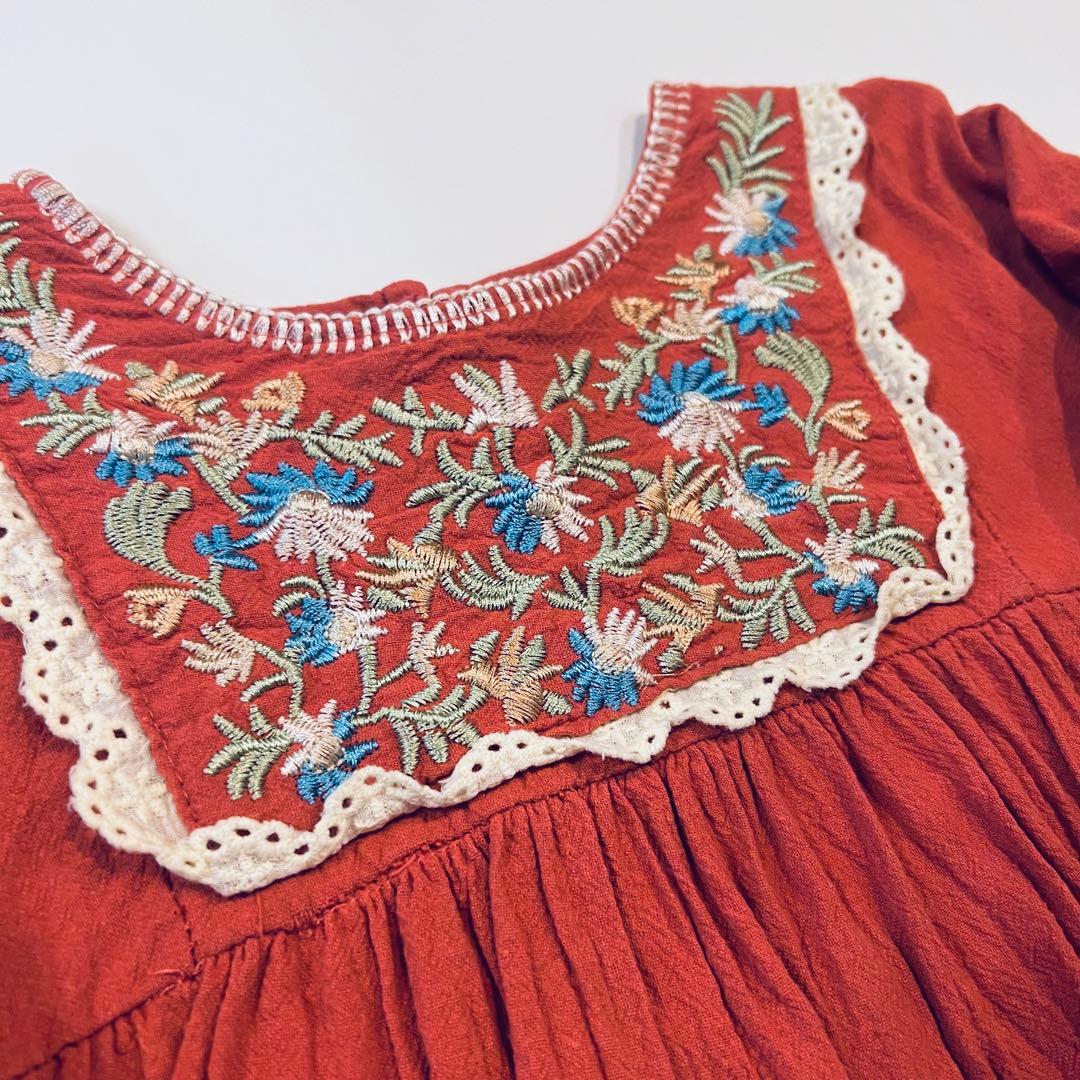 aoechild 刺繍ワンピース　95cm — image 3