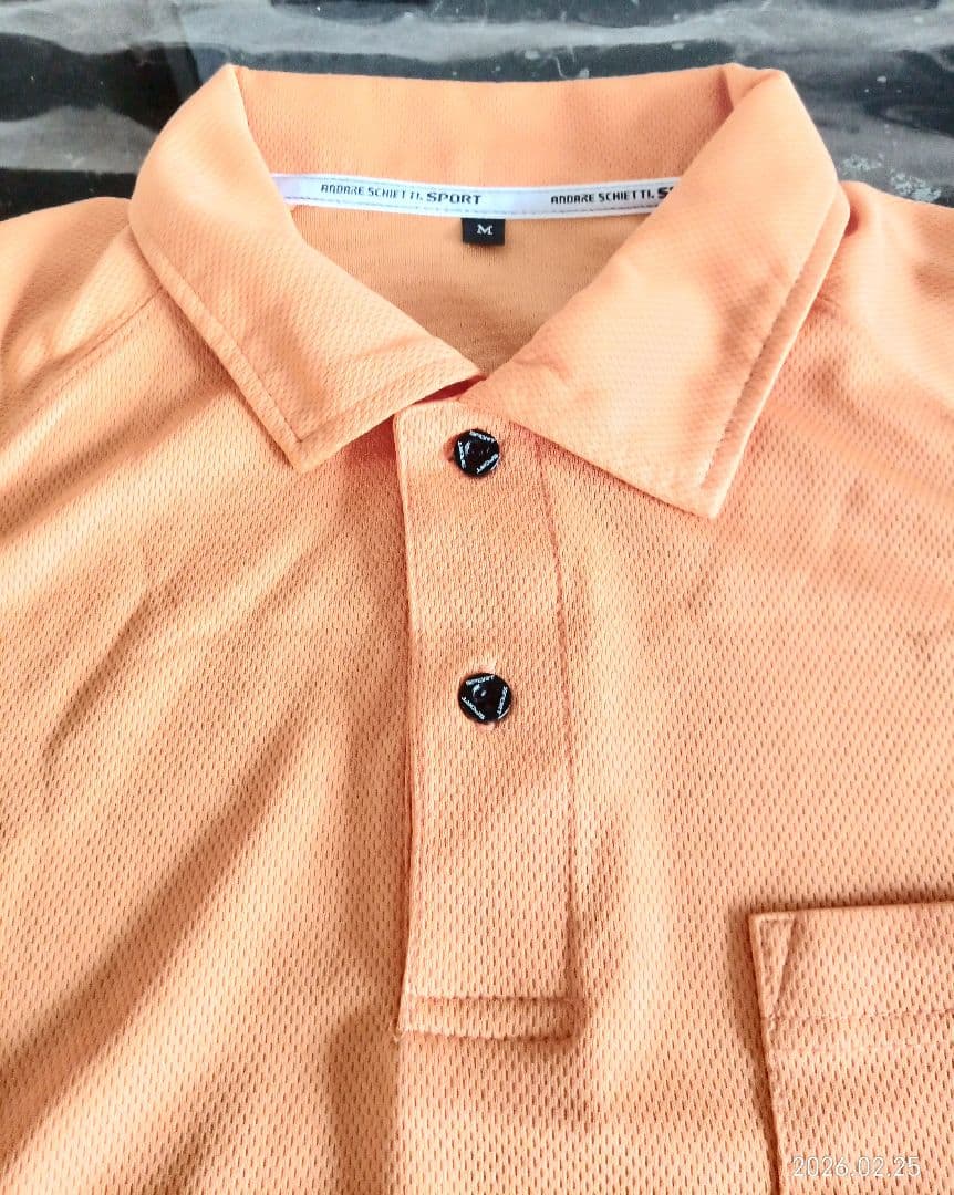 ANDARE SCHIETTI Mens吸汗速乾半袖ポロシャツ 未使用 — image 5