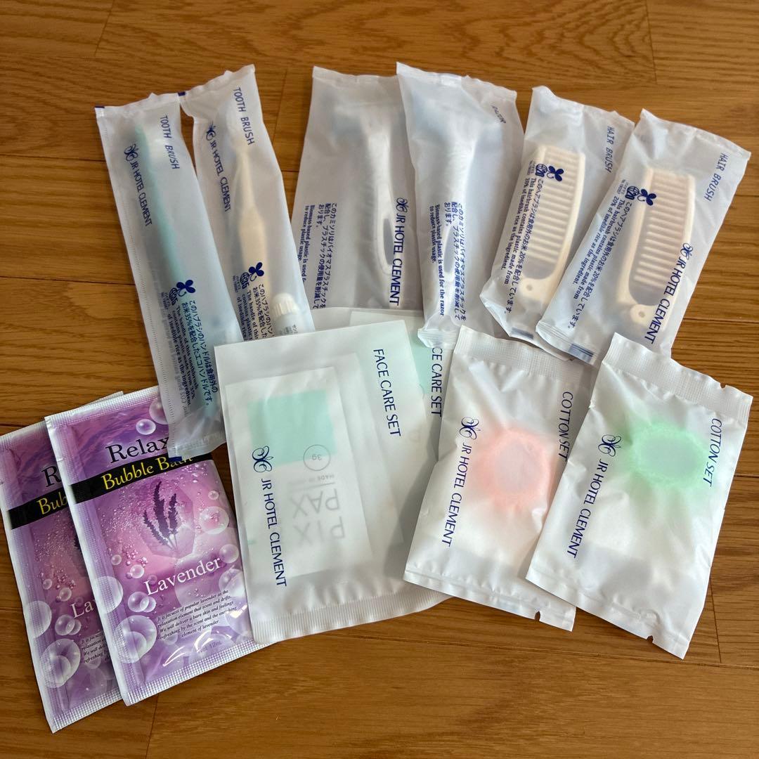 JR HOTEL CLEMENT TAKAMATSU アメニティセット2個♡ — image 3