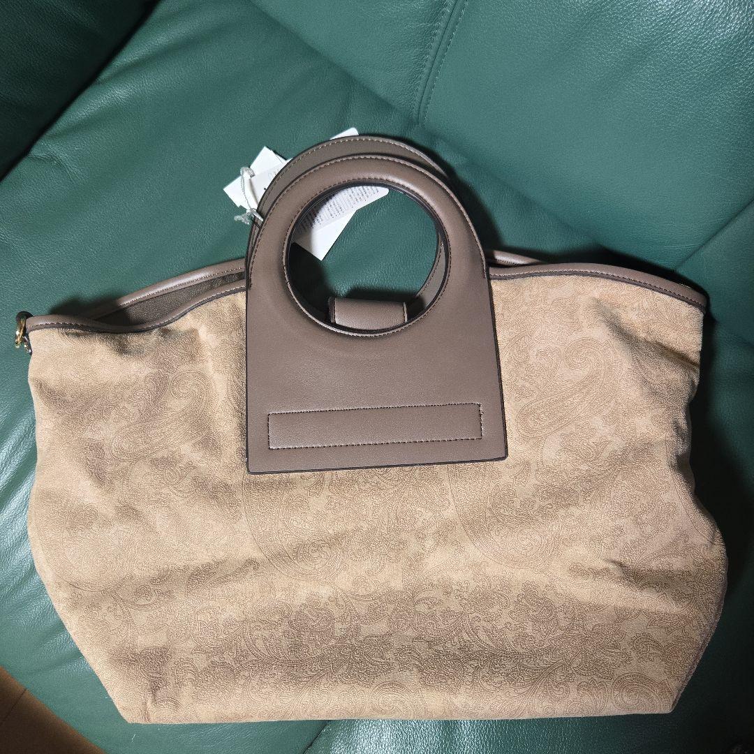 LOWELL things　ハンドバッグ　ペイズリー柄　ショルダー付き — image 5