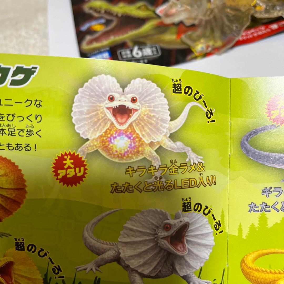 変形爬虫類リアル トカゲ＆ワニ エリマキトカゲ フィギュア — image 3