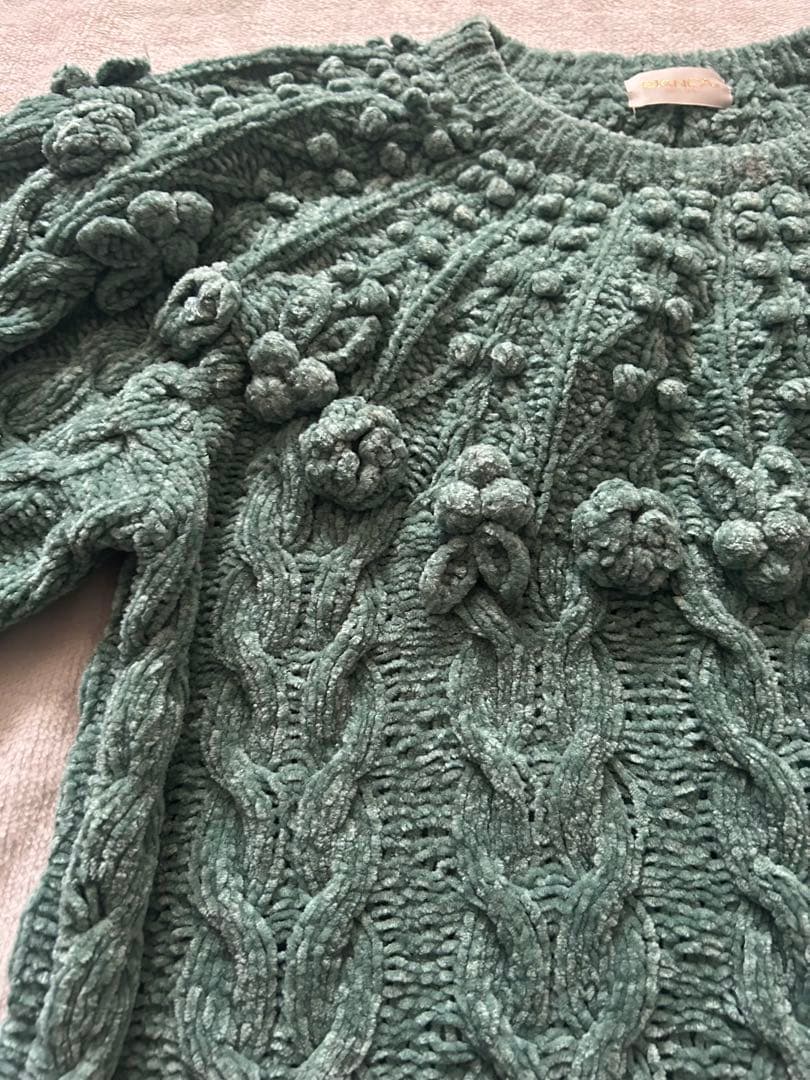 velours knit y2k エメラルドグリーン — image 2