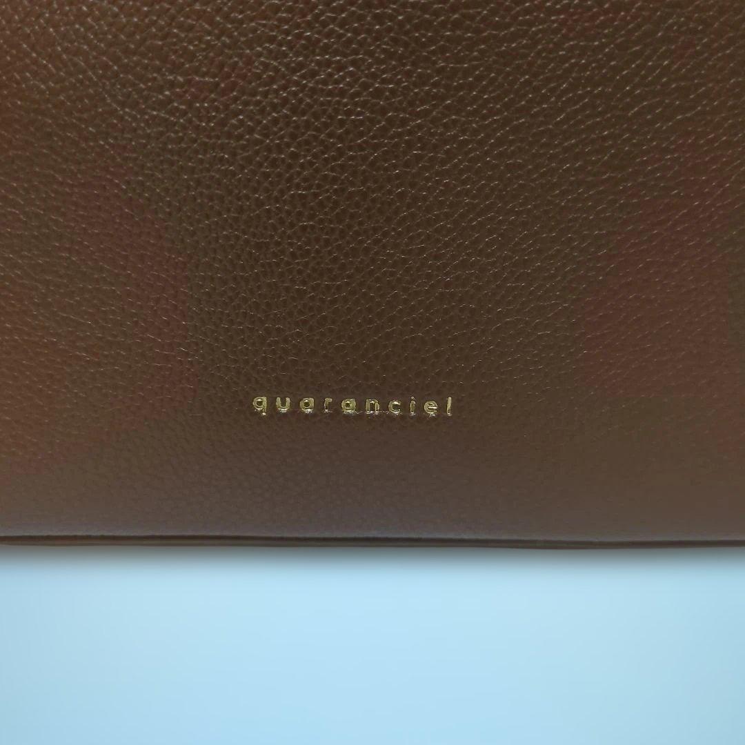 【未使用に近い】quaranciel ワンハンドルバケツトートバッグ　ブラウン — image 2