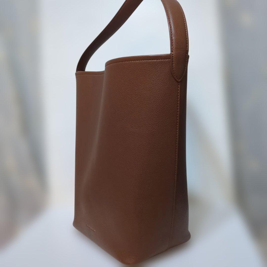 【未使用に近い】quaranciel ワンハンドルバケツトートバッグ　ブラウン — image 5