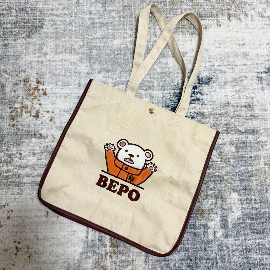 美品★ONE PIECE ワンピース BEPO キャンバストートバッグ 原宿限定 — image 3